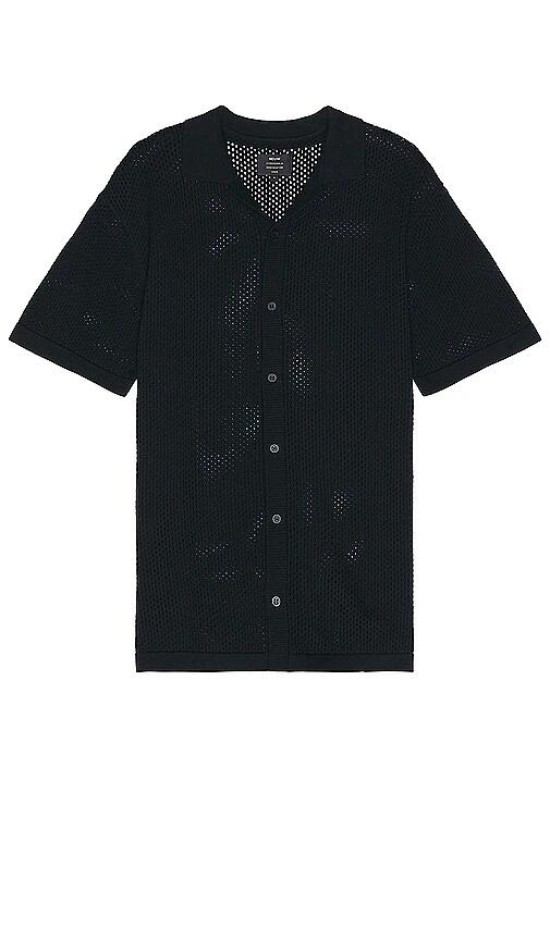 NEUW Cohen Short Sleeve Shirt in Black Cover