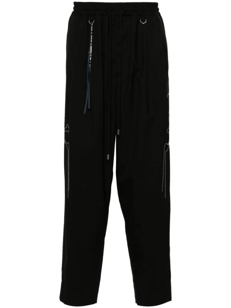 Mastermind Japan beaded-skulls wool trousers - Black Cover