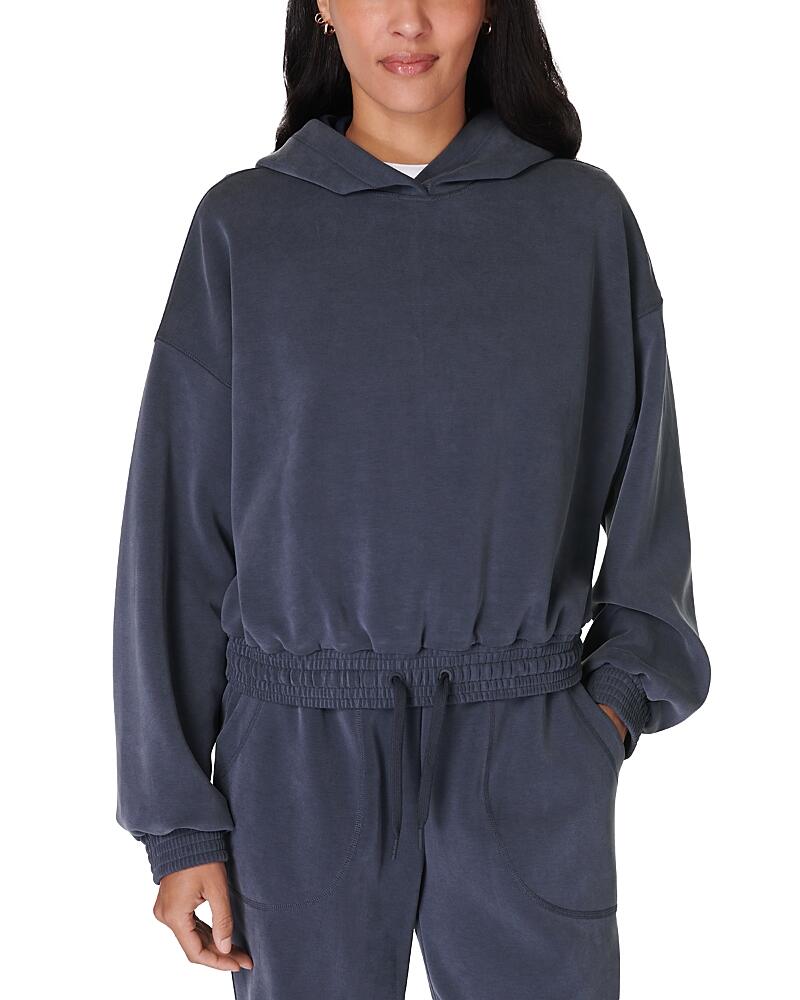 Sweaty Betty Sand Wash Crop Hooded Sweatshirt Cover