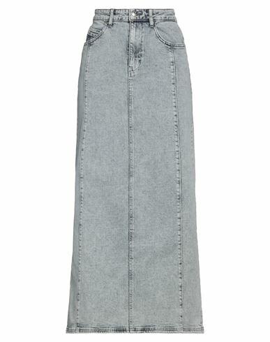 Gestuz Woman Denim skirt Blue Cotton, Elastane Cover