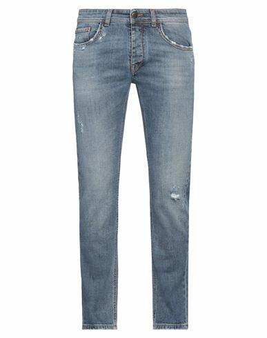 Reign Man Jeans Blue Cotton, Elastane Cover