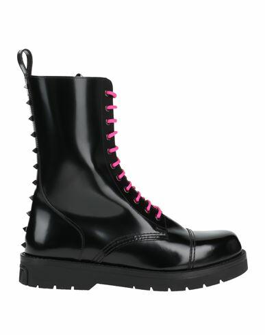 Valentino Garavani Man Boot Black Leather Cover