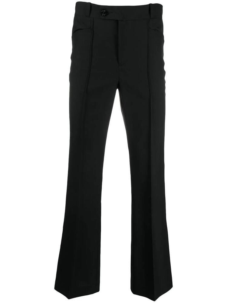 Ernest W. Baker high-waisted flared trousers - Black Cover