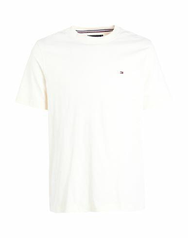 Tommy Hilfiger Man T-shirt Cream Cotton Cover