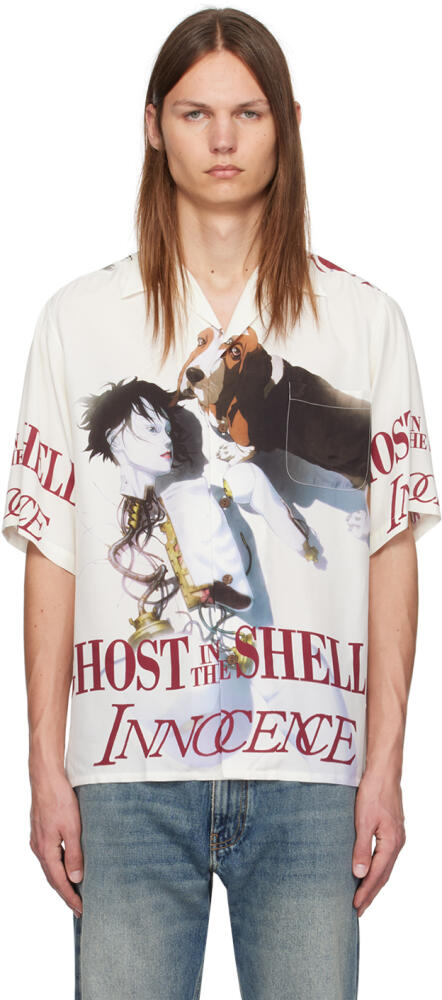 WACKO MARIA White 'Ghost In The Shell 2 Innocence' Shirt Cover