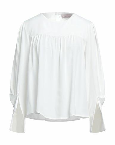 Twenty Easy By Kaos Woman Top White Acetate, Silk Cover