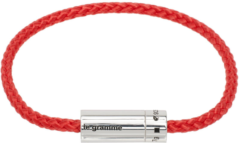 Le Gramme Red 'Le 7g' Nato Cable Bracelet Cover