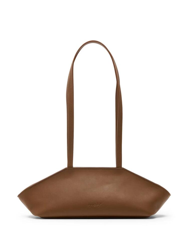 Marsèll logo-debossed leather shoulder bag - Brown Cover