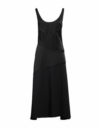 Jil Sander Woman Midi dress Black Acetate, Viscose Cover