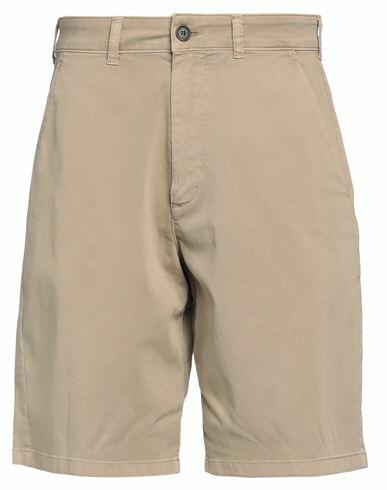 Department 5 Man Shorts & Bermuda Shorts Sand Cotton, Elastane Cover