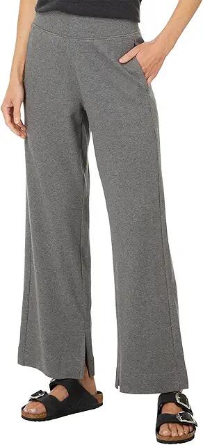 PACT Airplane Wide Leg Pants (Medium Grey Heather) Women's Clothing Cover