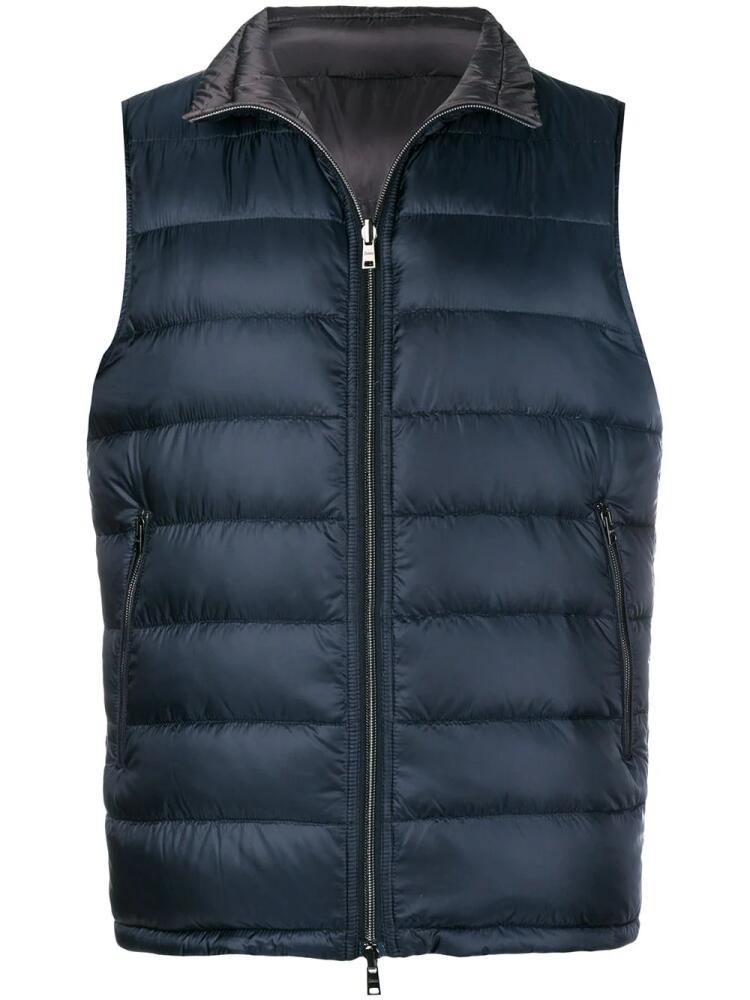 Herno classic padded gilet - Blue Cover