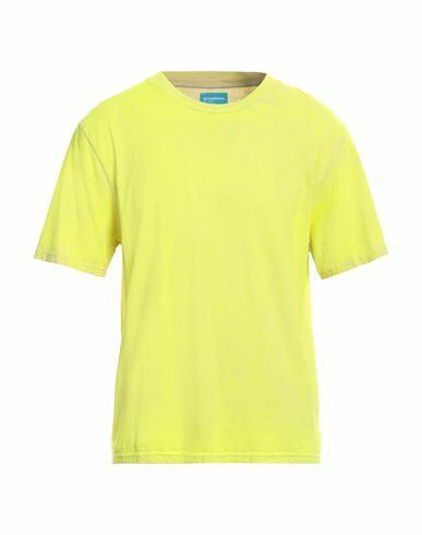 Not So Normal Man T-shirt Yellow Cotton, Recycled cotton Cover