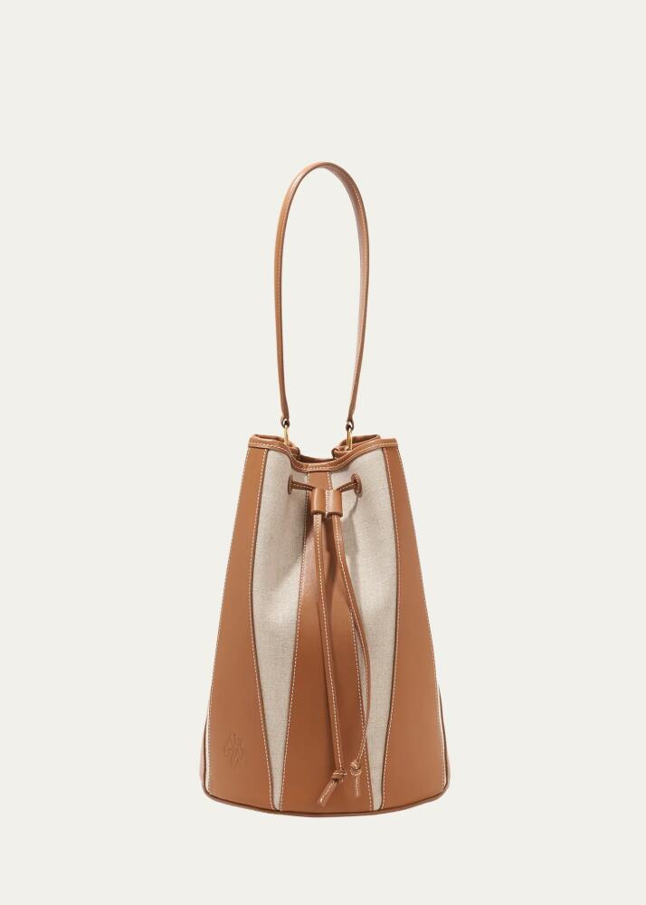 Altuzarra Drum Large Canvas & Leather Bucket Bag Cover