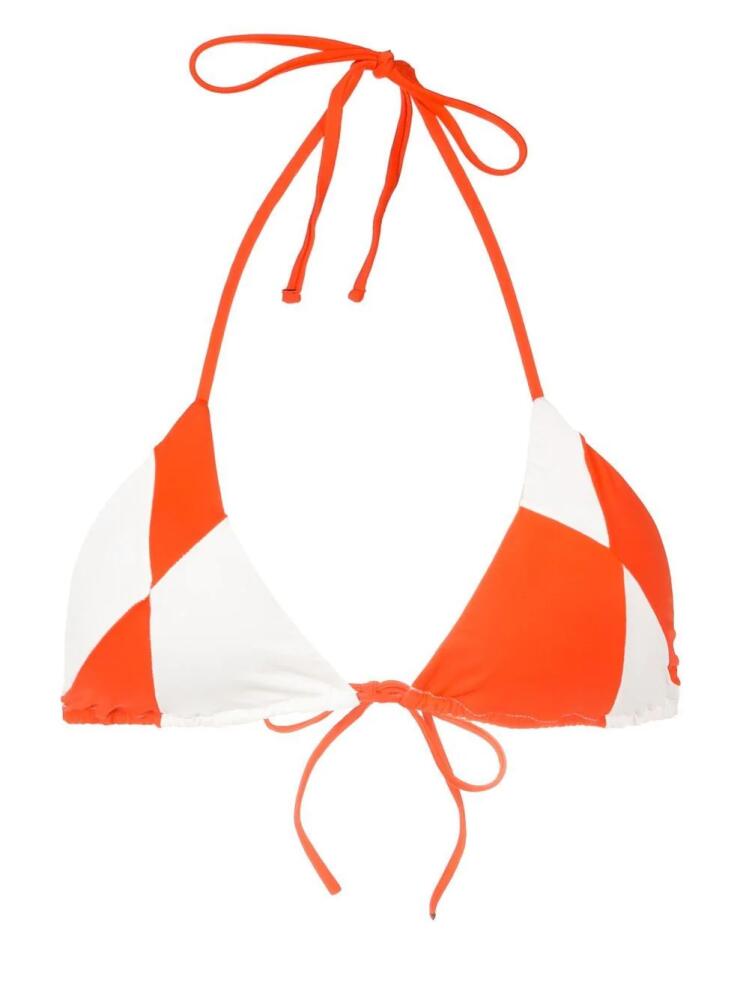 Clube Bossa Delaun triangle bikini top - Orange Cover