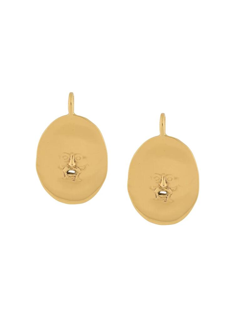 Patou small face earrings - Gold Cover