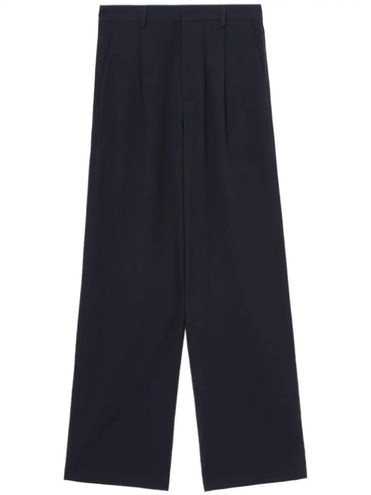 Auralee Hard Twist straight-leg trousers - Blue Cover