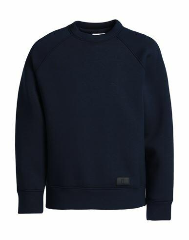 Pt Torino Man Sweatshirt Midnight blue Viscose, Elastane, Polyurethane Cover