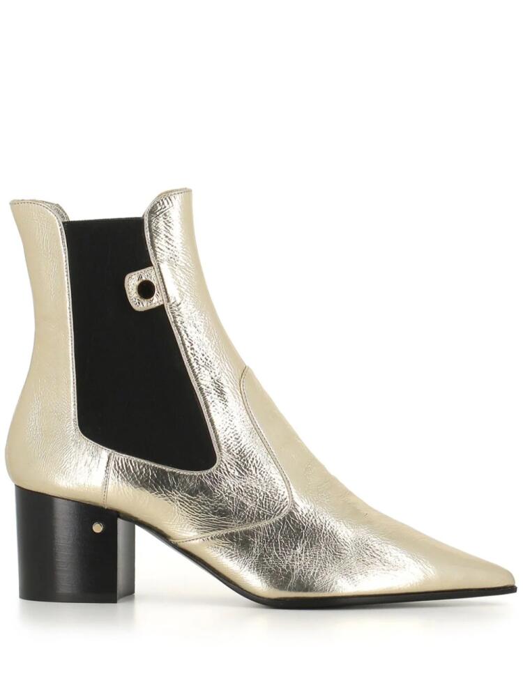 Laurence Dacade metallic-effect boots - Gold Cover