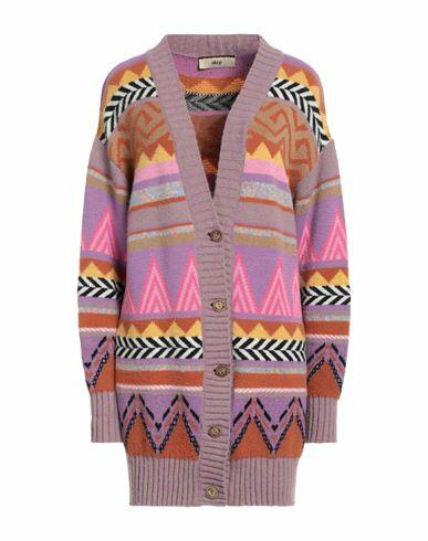 Akep Woman Cardigan Lilac Polyamide, Merino Wool, Acrylic, Alpaca wool, Nylon Cover