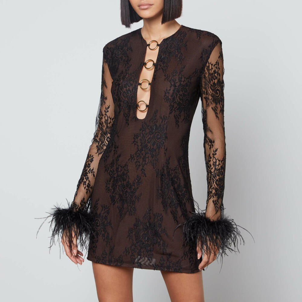 De La Vali Gospel Lace Mini Dress Cover