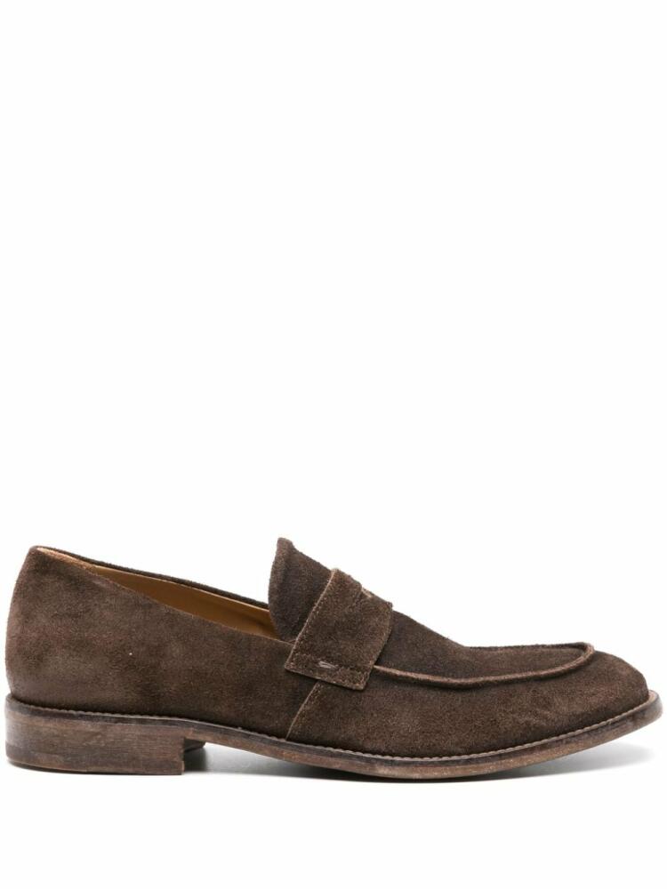 Moma suede penny loafers - Brown Cover