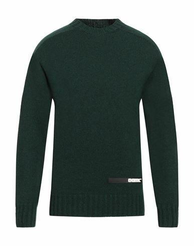 Oamc Man Sweater Dark green Wool, Cotton, Polyamide Cover