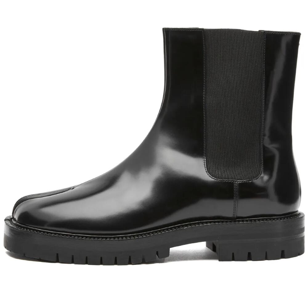 Maison Margiela Women's Tabi County Chelsea Boots in Black Cover