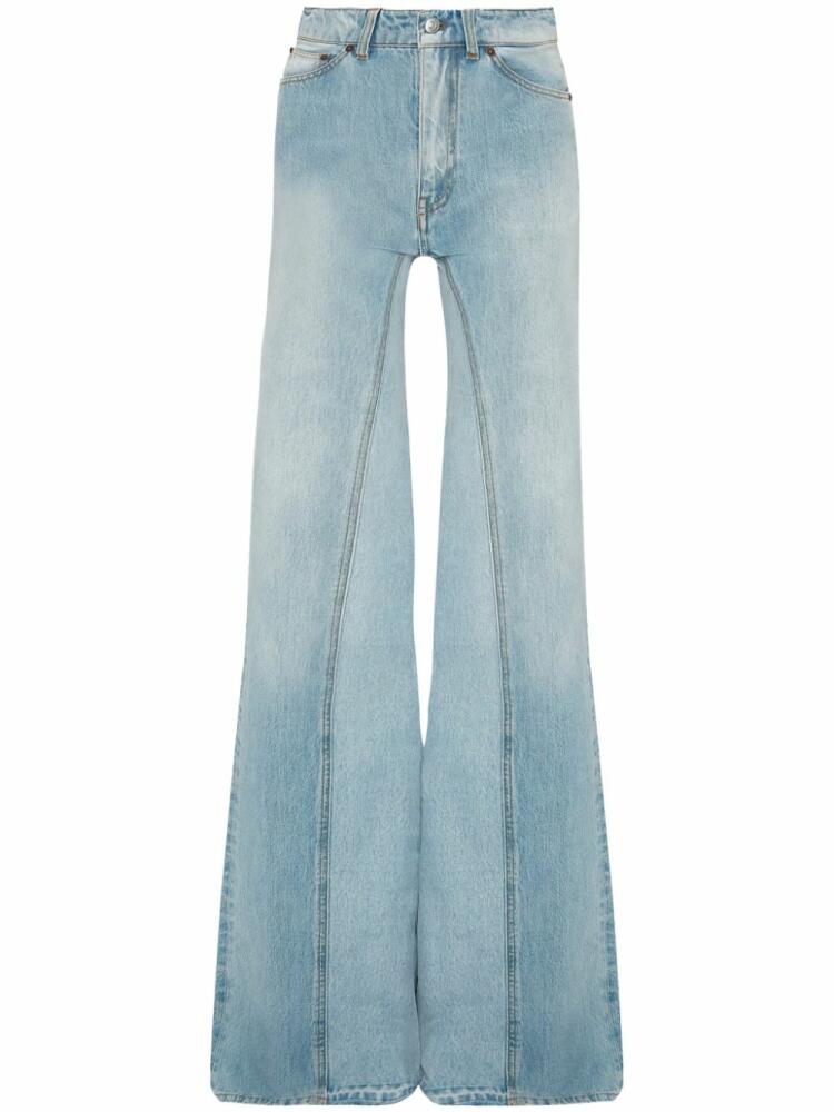 Victoria Beckham Bianca wide-leg jeans - Blue Cover