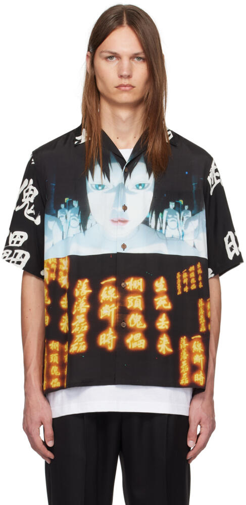 WACKO MARIA Black 'Ghost In The Shell 2 Innocence' Shirt Cover