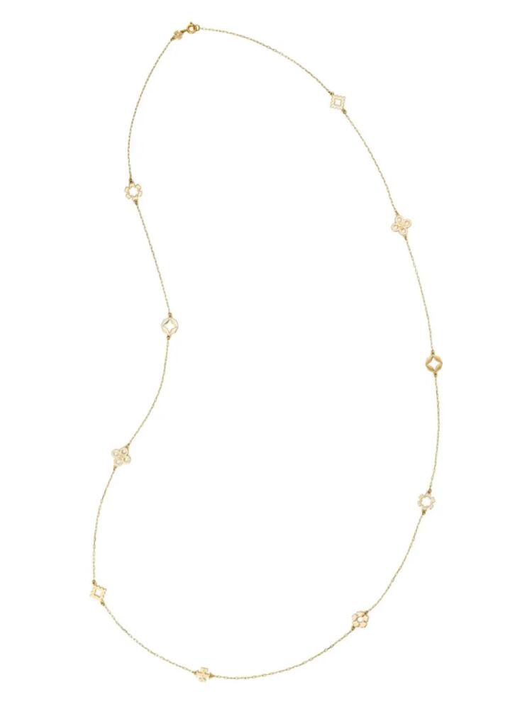 Tory Burch Kira Clover long necklace - Gold Cover