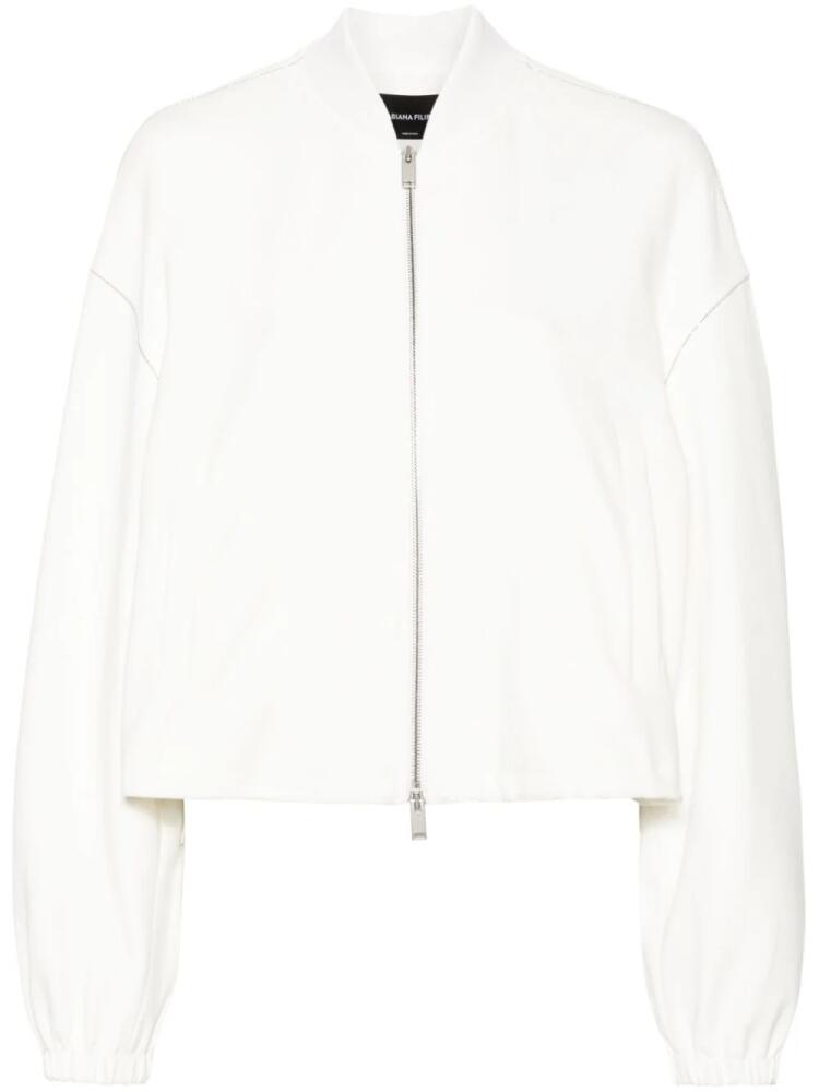 Fabiana Filippi Cool bomber jacket - White Cover