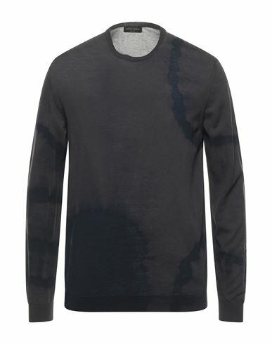 Roberto Collina Man Sweater Midnight blue Cotton Cover