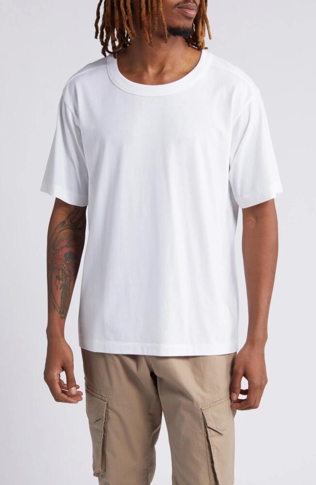 BP. Easy Crewneck Short Sleeve T-Shirt in White Cover