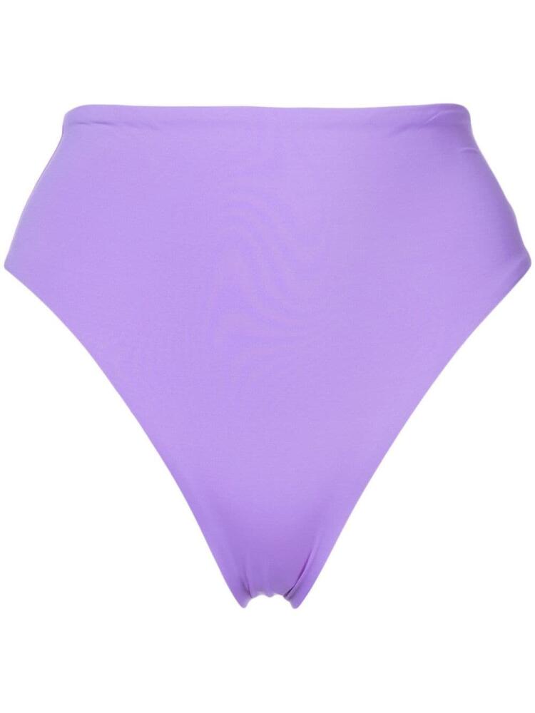 BONDI BORN Poppy high-rise bikini bottoms - Purple Cover