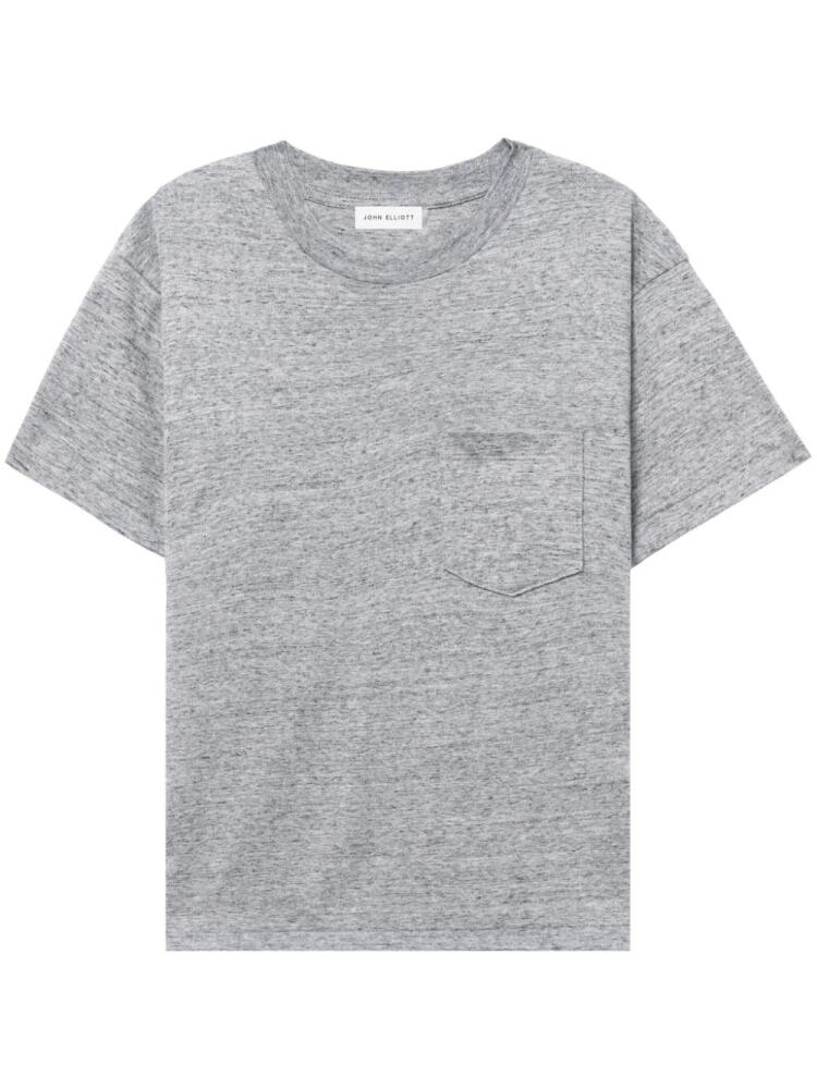 John Elliott mélange-effect T-shirt - Grey Cover