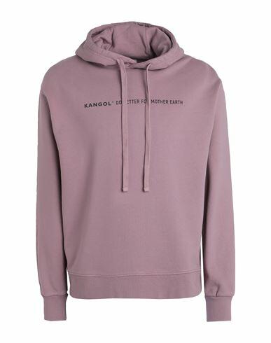 Kangol Man Sweatshirt Mauve Organic cotton Cover