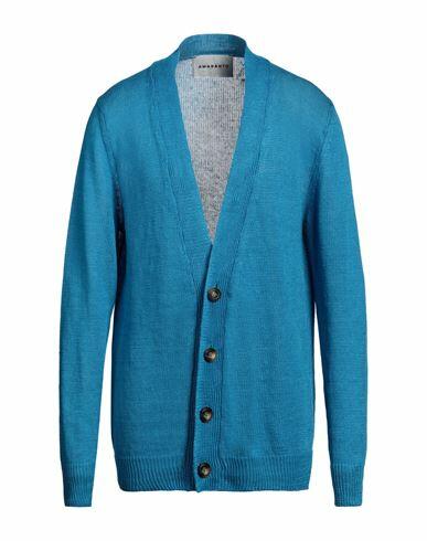 Amaranto Man Cardigan Azure Linen Cover