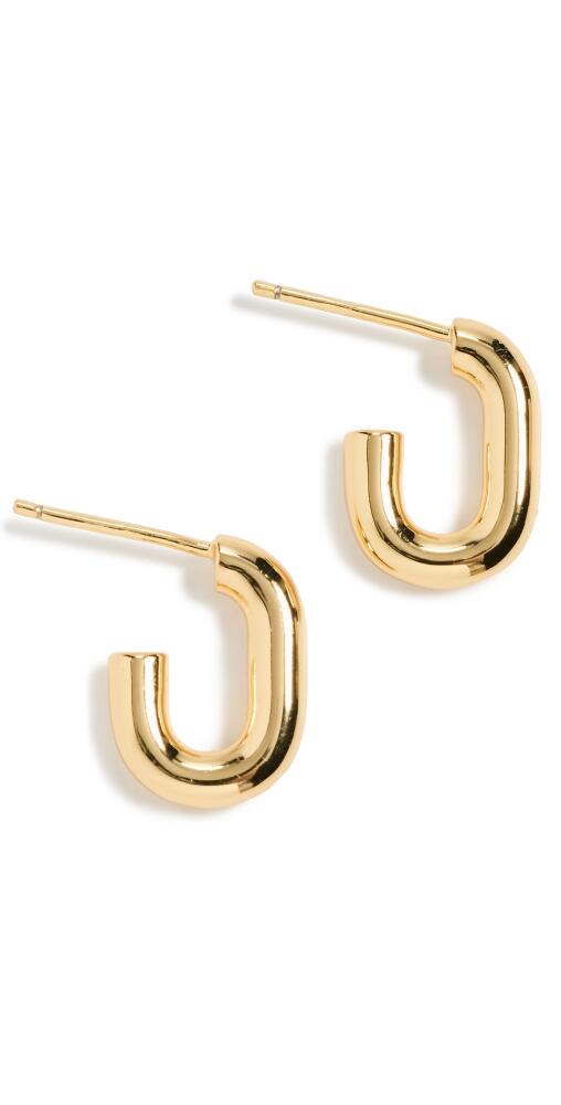 MÉGA Half Paper Clip Earrings Gold Cover