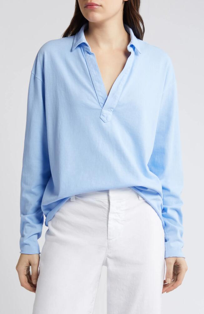 Frank & Eileen Patrick Popover Henley in Saltwater Cover