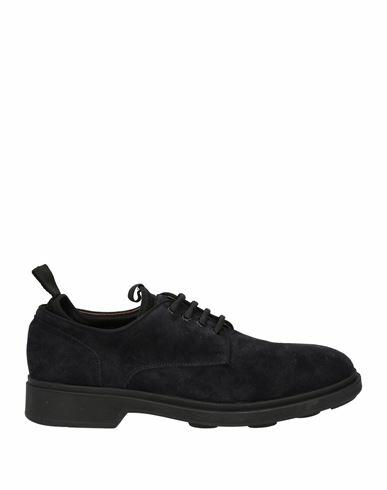 Boemos Man Lace-up shoes Midnight blue Leather Cover