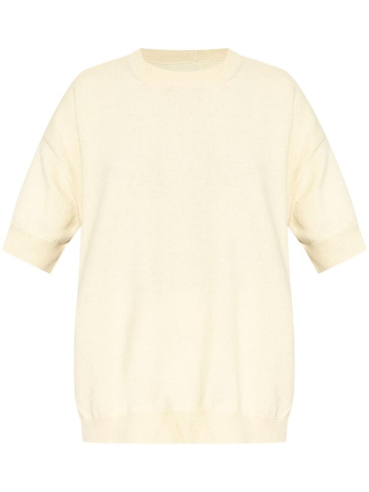 Jil Sander crew-neck knitted T-shirt - Neutrals Cover