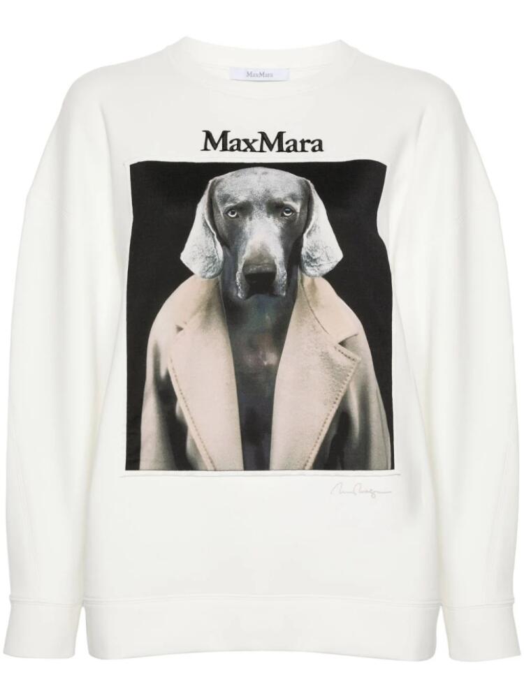 Max Mara x William Wegman Bacco sweater - White Cover