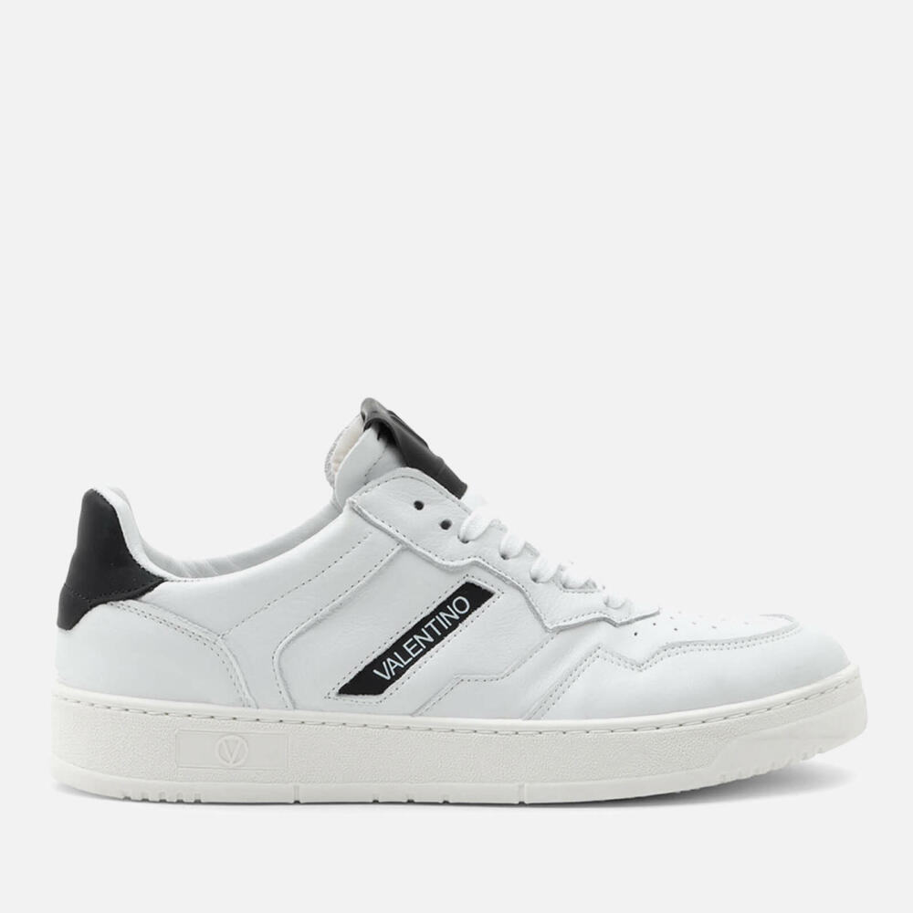 Valentino Men's Apollo Basket Leather and Suede Trainers Cover