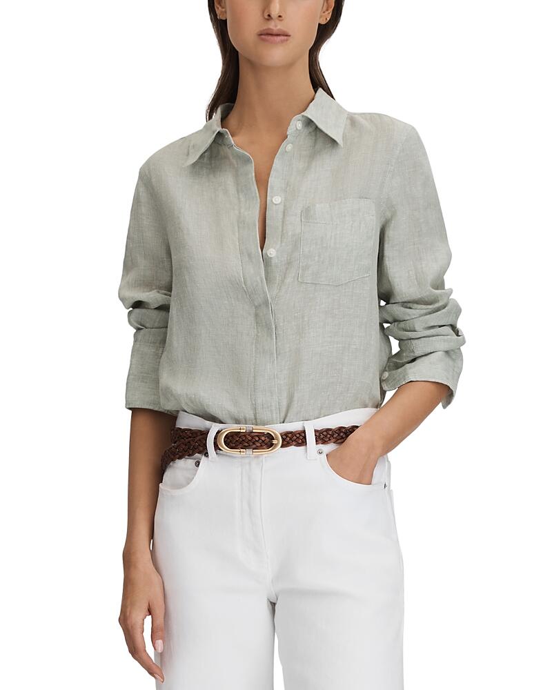 Reiss Belle Linen Shirt Cover