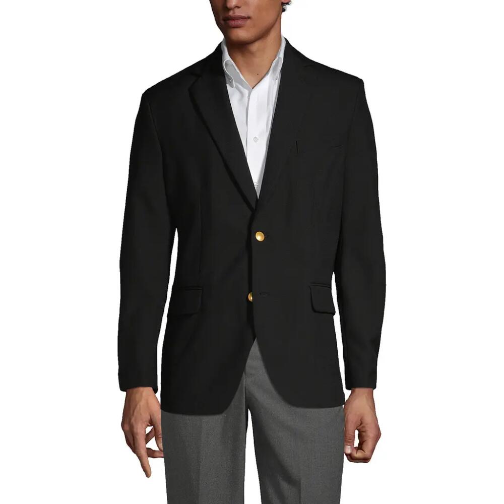 Lands' End School Uniform Hopsack Blazer in Black Cover