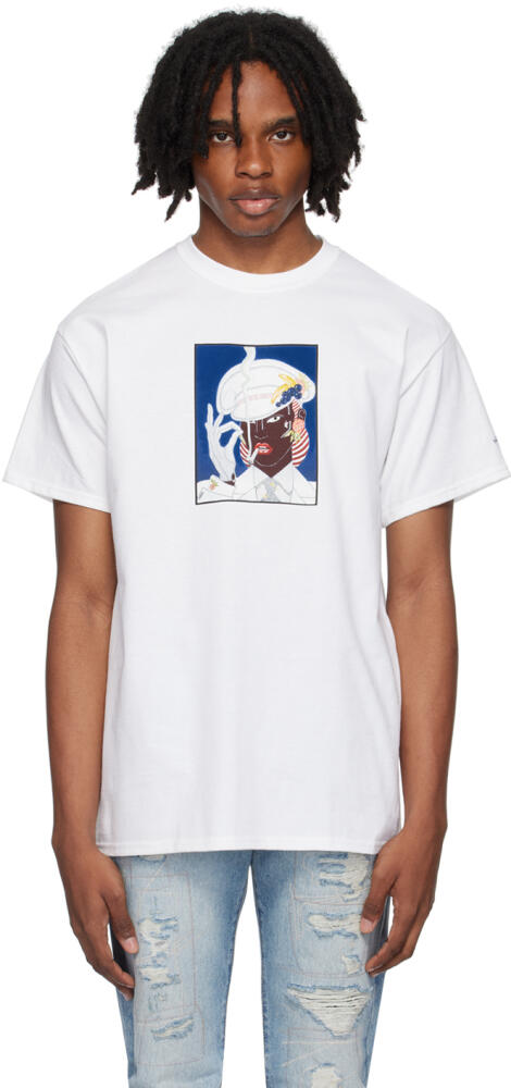 Noah White Printed T-Shirt Cover