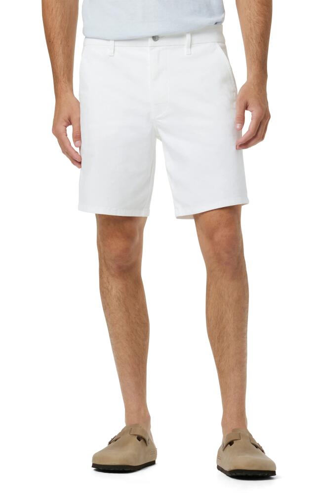 Joe's The Brixton Slim Straight Shorts in Optic White Cover