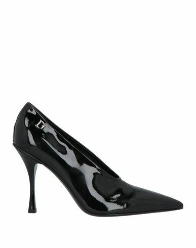 Dsquared2 Woman Pumps Black Leather Cover