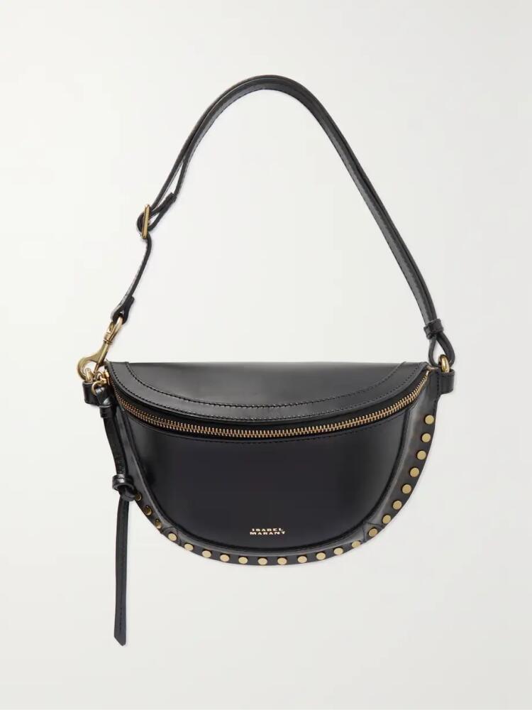 Isabel Marant - Skano Studded Leather Belt Bag - Black Cover